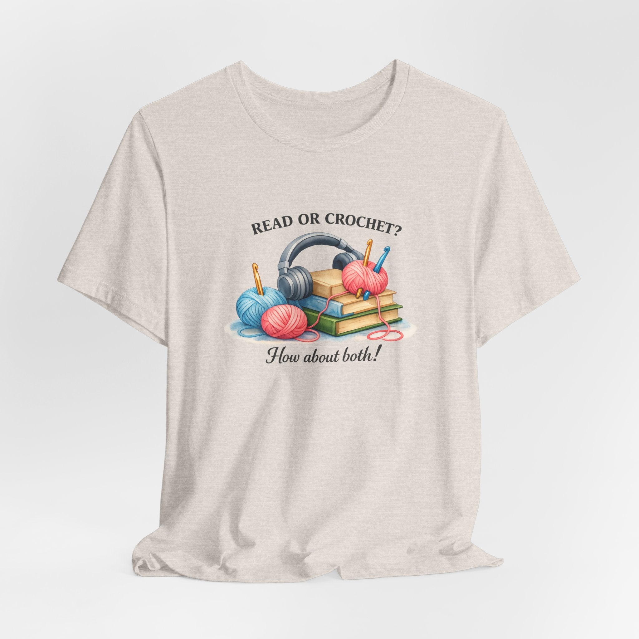 Read or Crochet? T-Shirt | Crochet Books Graphic
