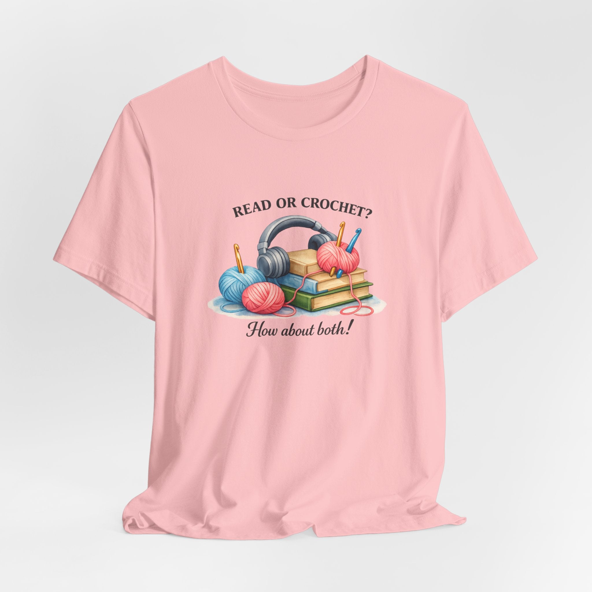 Read or Crochet? T-Shirt | Crochet Books Graphic