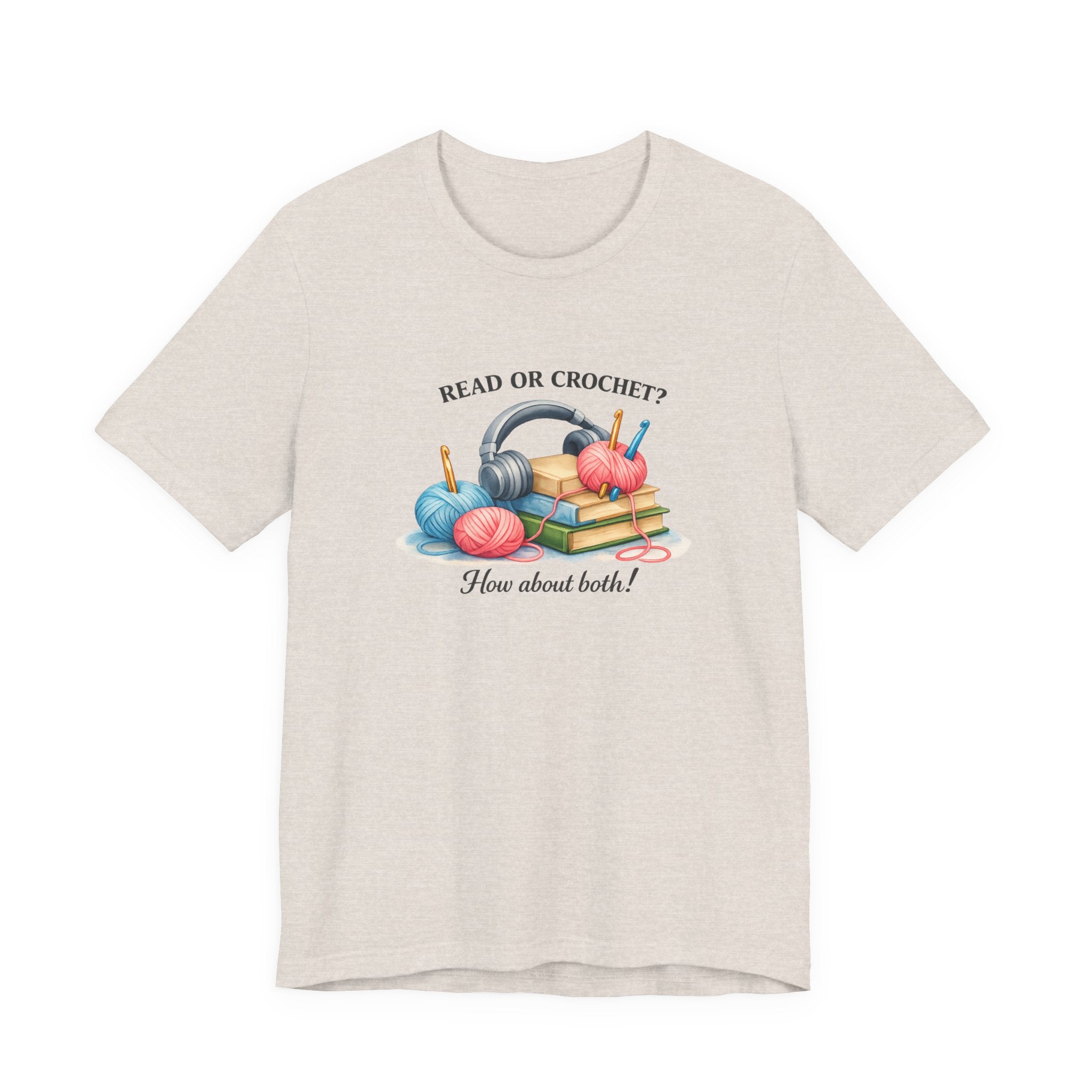 Read or Crochet? T-Shirt | Crochet Books Graphic