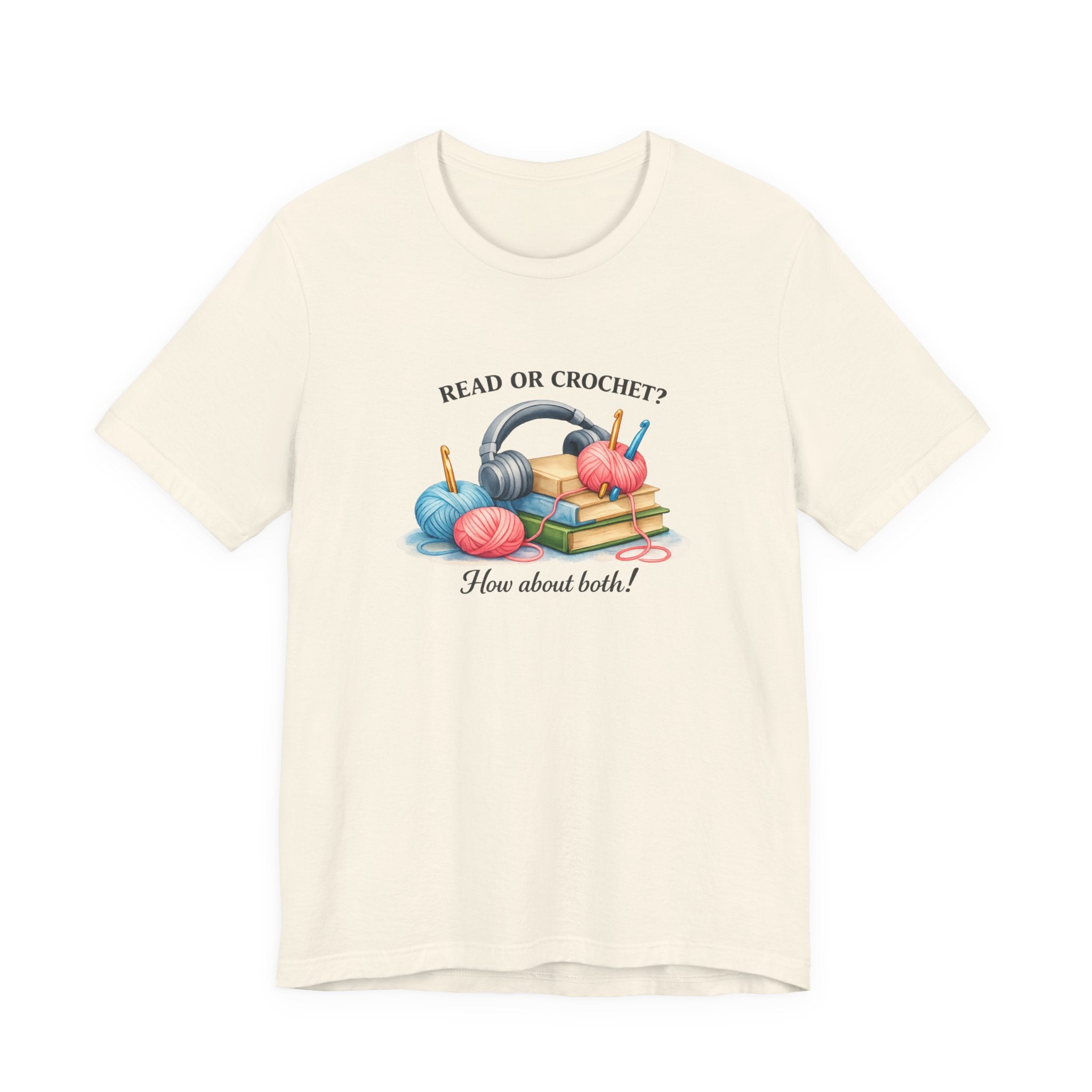 Read or Crochet? T-Shirt | Crochet Books Graphic