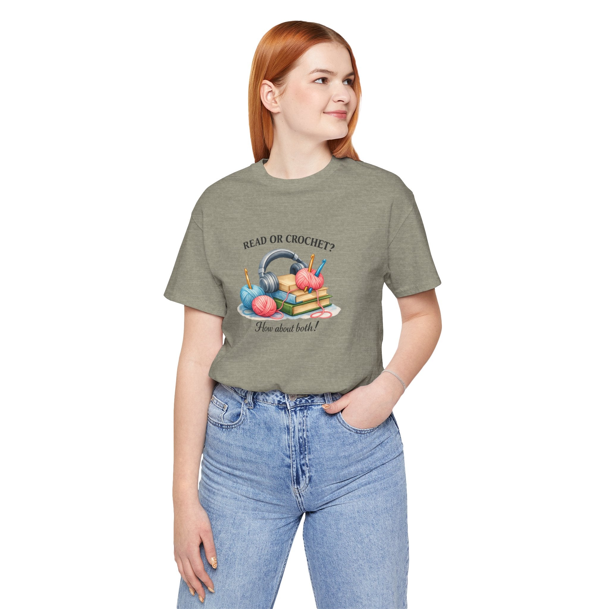 Read or Crochet? T-Shirt | Crochet Books Graphic