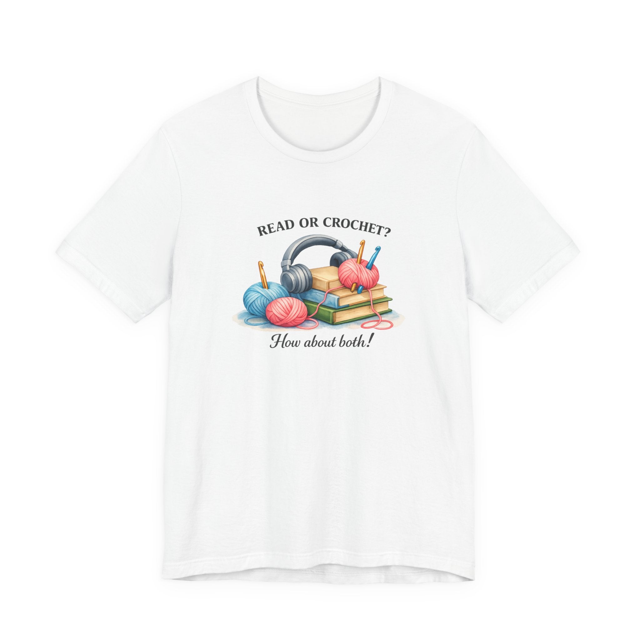 Read or Crochet? T-Shirt | Crochet Books Graphic