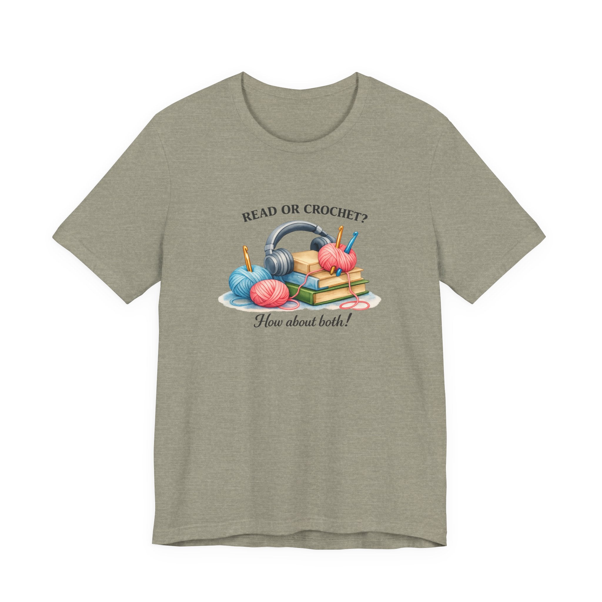 Read or Crochet? T-Shirt | Crochet Books Graphic