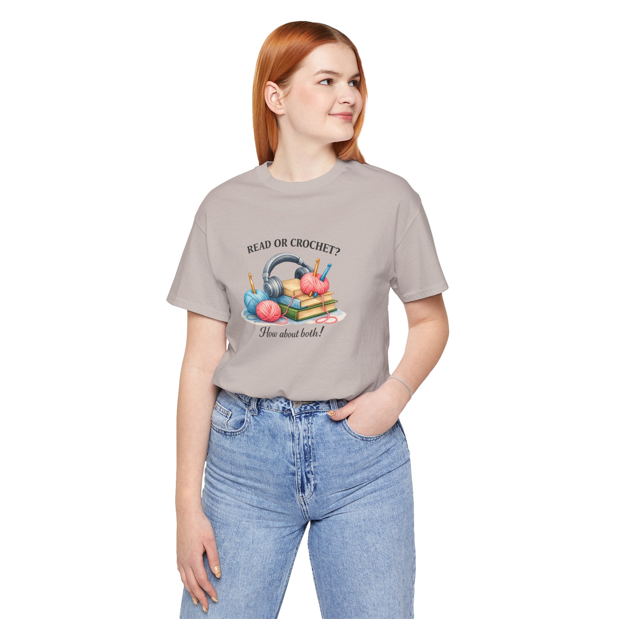 Read or Crochet? T-Shirt | Crochet Books Graphic