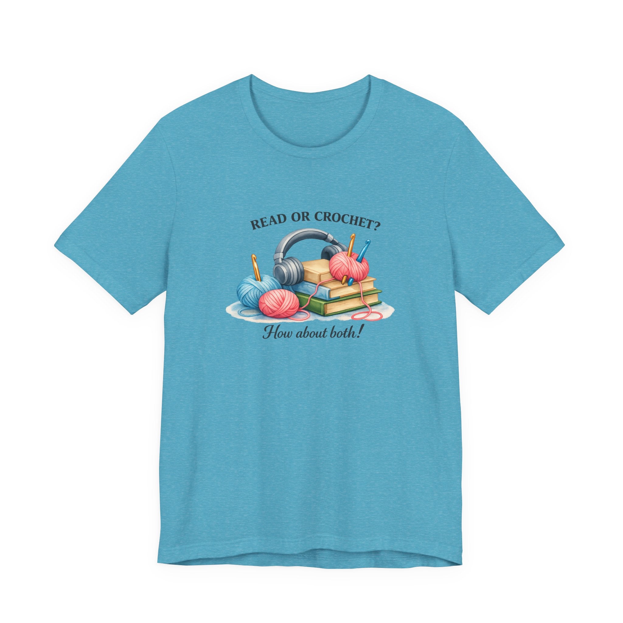 Read or Crochet? T-Shirt | Crochet Books Graphic