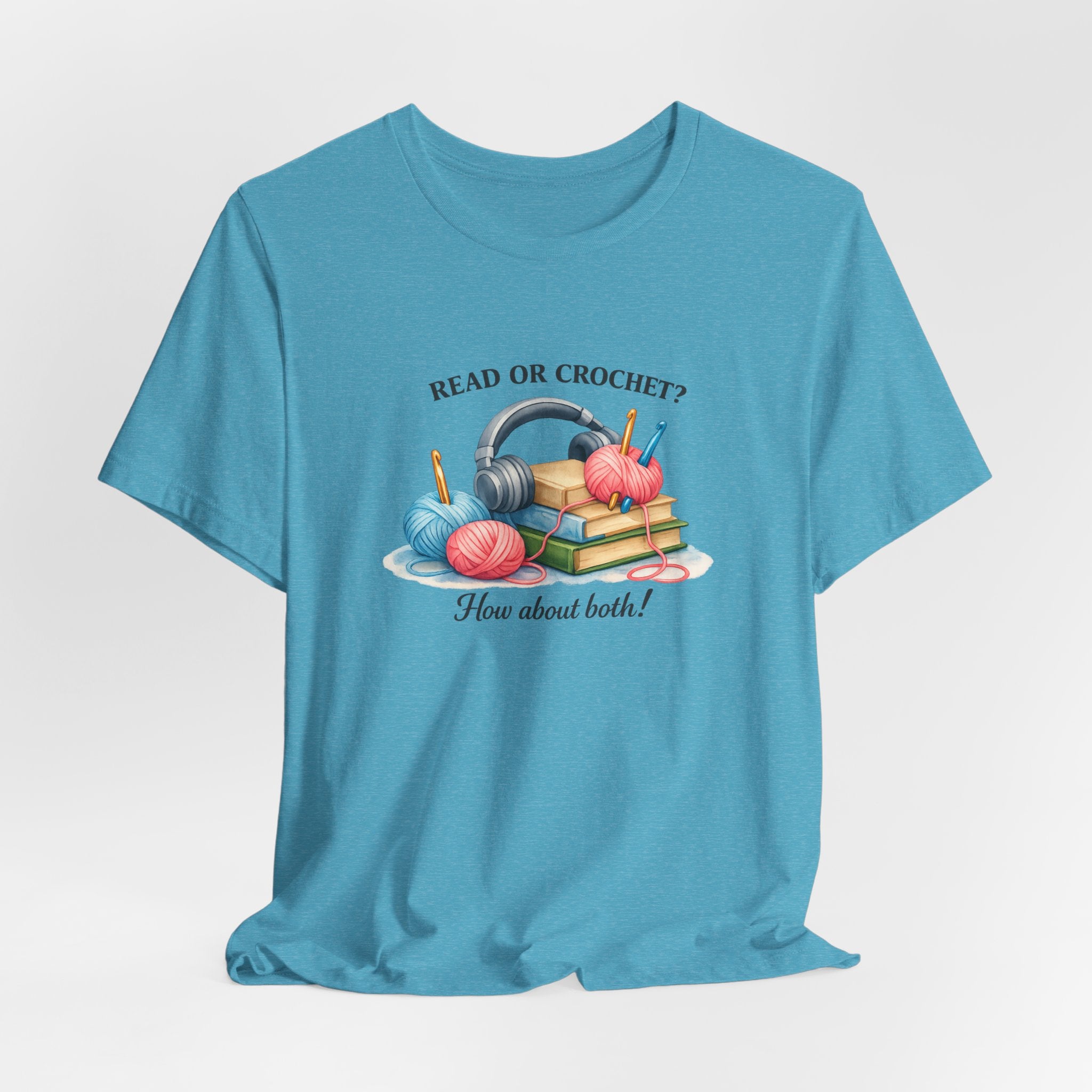 Read or Crochet? T-Shirt | Crochet Books Graphic