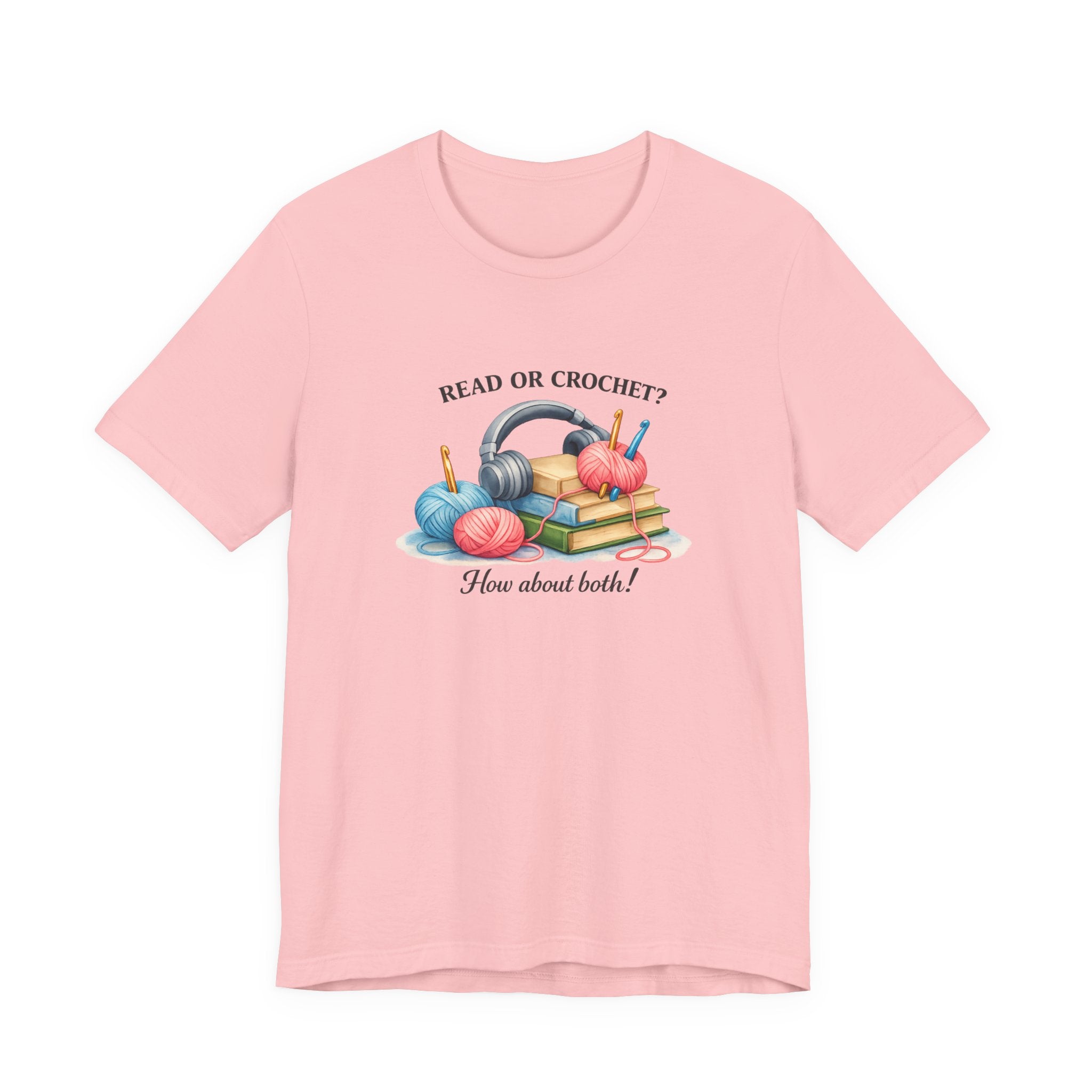Read or Crochet? T-Shirt | Crochet Books Graphic