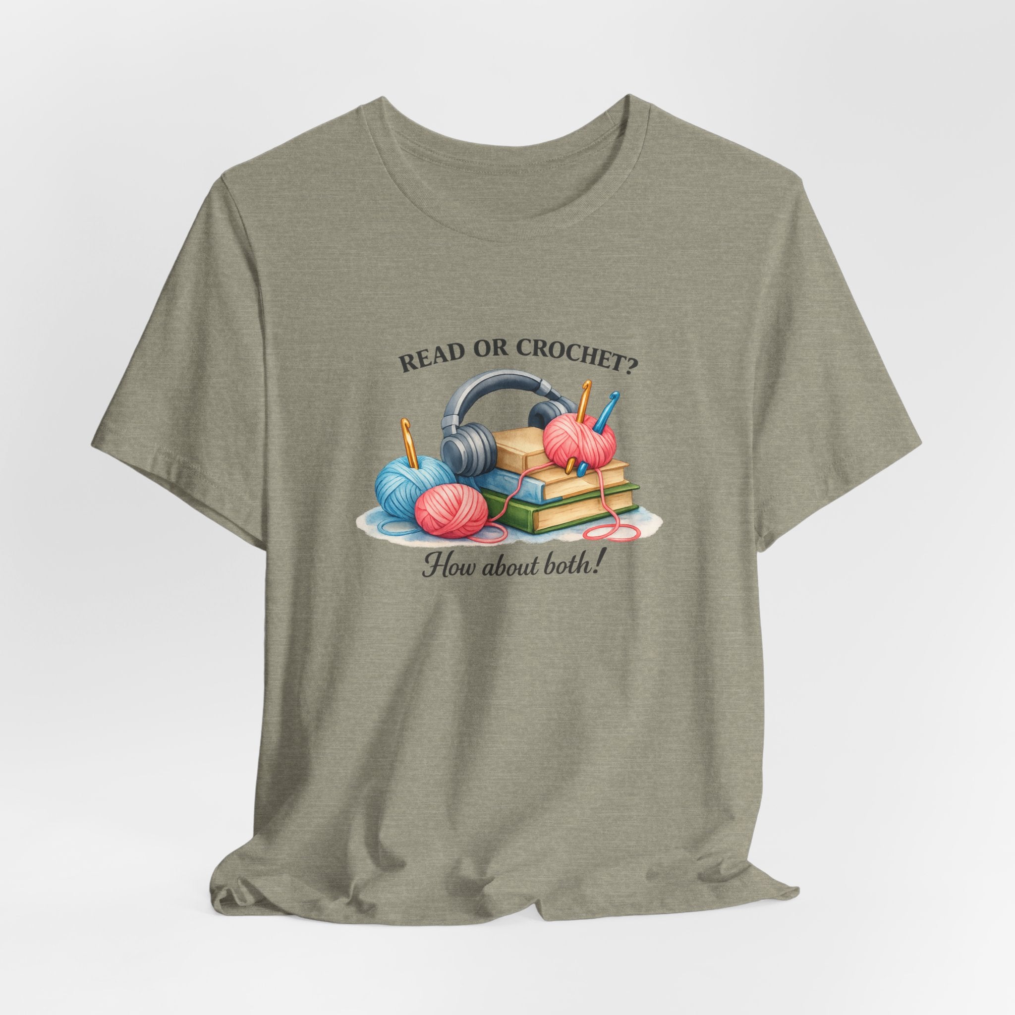 Read or Crochet? T-Shirt | Crochet Books Graphic