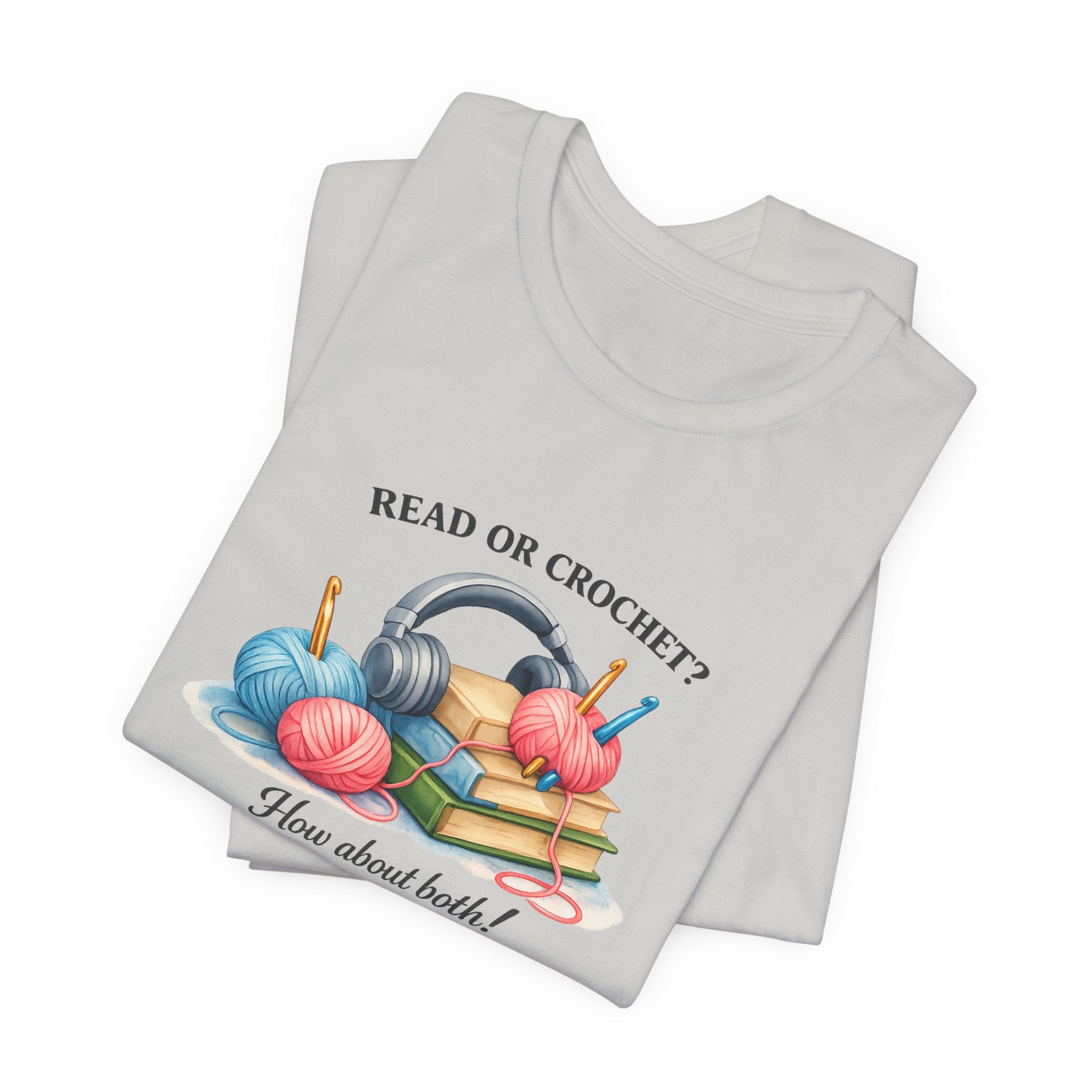 Read or Crochet? T-Shirt | Crochet Books Graphic